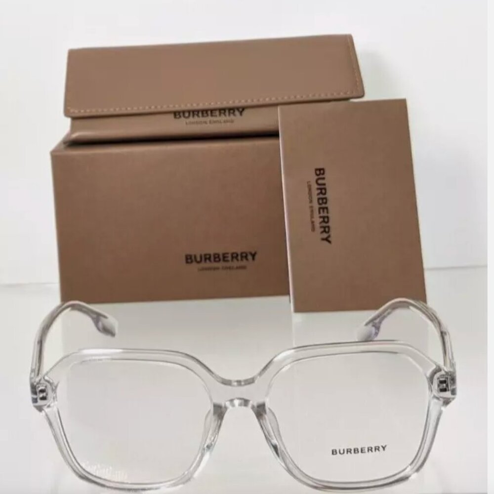 Brand New Authentic Burberry Eyeglasses Crystal 54mm Eyeglasses - Picture 3 of 5